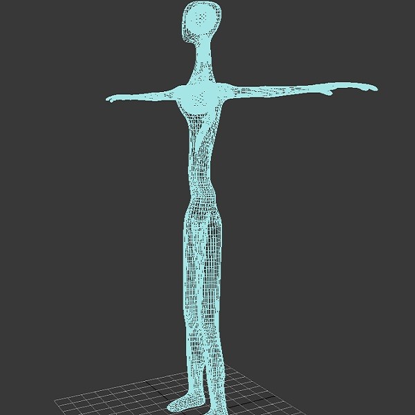 strange alien 3d max - Alien Robot (Light Being) by Gooneacehole